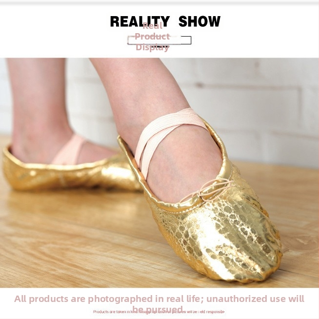 Detské baletné topánky pre unisex | podrážka z kože; horná časť z syntetickej kože; určené na balet