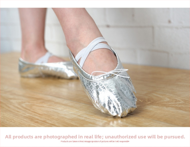 Παιδικά παπούτσια μπαλέτου unisex | σόλα από δέρμα; άνω από συνθετικό δέρμα; για μπαλέτο