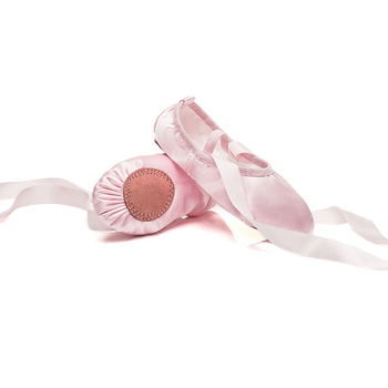 Παιδικά παπούτσια μπαλέτου με σατέν λουρί δαχτύλου, σατέν σόλα, διαπνοή, ελαφριά, για μπαλέτο