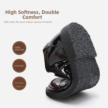 Detské brogues pre chlapcov, vrchný materiál mikrovlákno, zapínanie na suchý zips (Velcro), PU stielka, anglický štýl