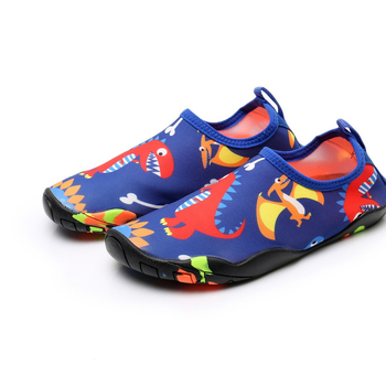 Παιδικά παπούτσια παραλίας για βάδισμα σε ρυάκια, διαπνέουσα επάνω με διχτυωτό υλικό, αντιολισθητική σόλα από καουτσούκ, EVA μεσαία σόλα, χαμηλός κόψιμο