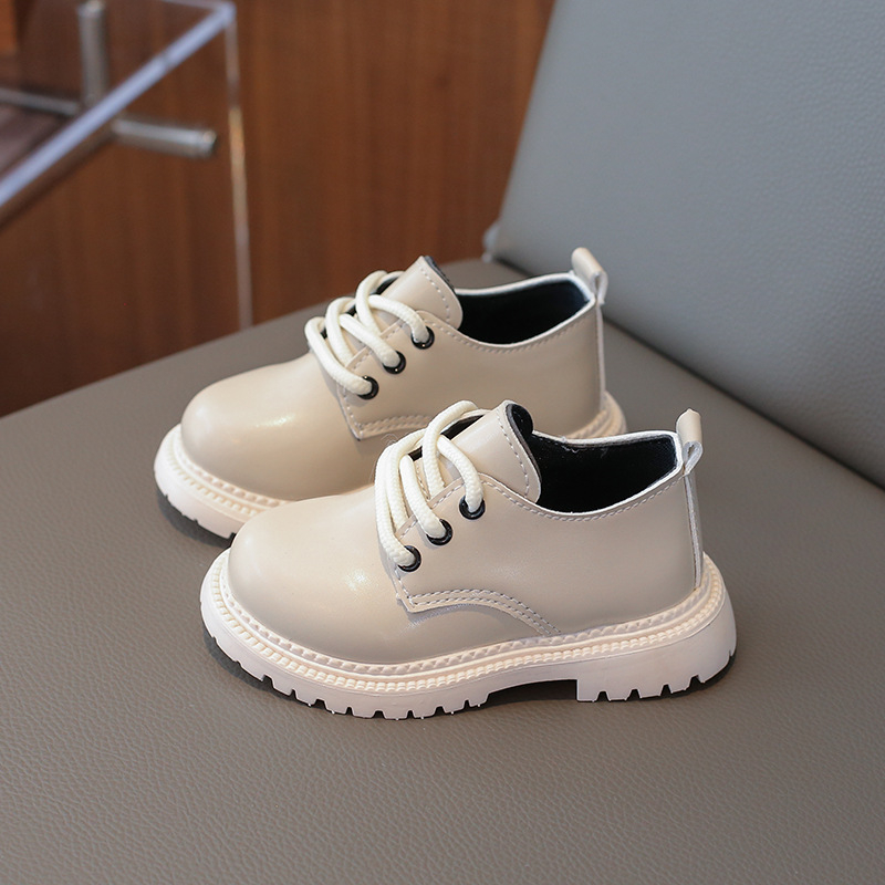 Παιδικοί loafers από PU δέρμα, αγγλικού στυλ, εμπρόσθιο ιμάντας κλεισίματος, ηλικίες 2-6 ετών