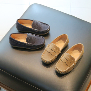 Dječje slip-on kožne tenisice za dječake, mekana potplata, korejski stil, za proljeće i jesen