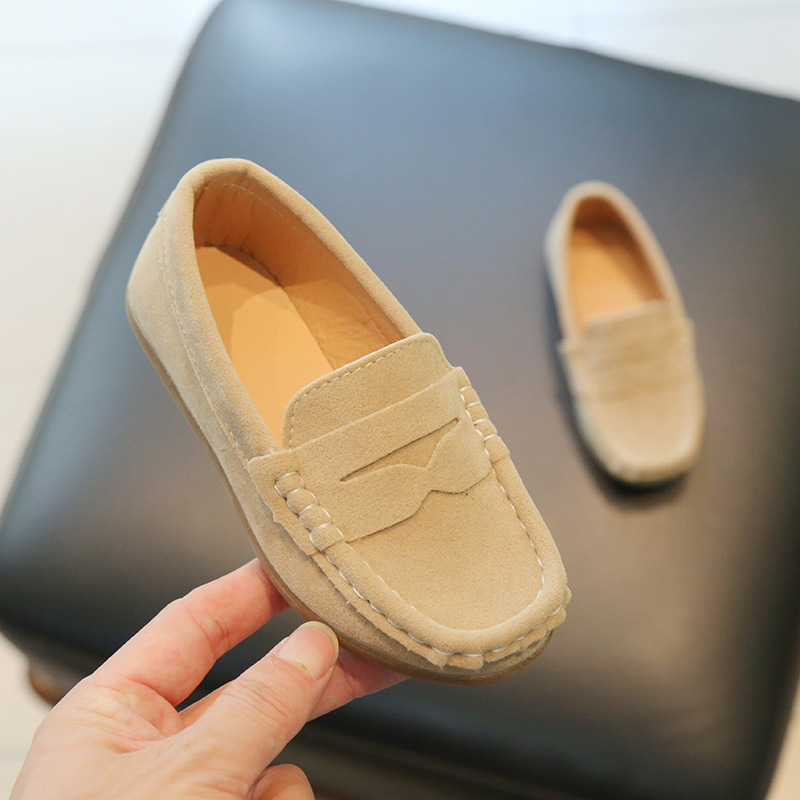 Dječje slip-on kožne tenisice za dječake, mekana potplata, korejski stil, za proljeće i jesen