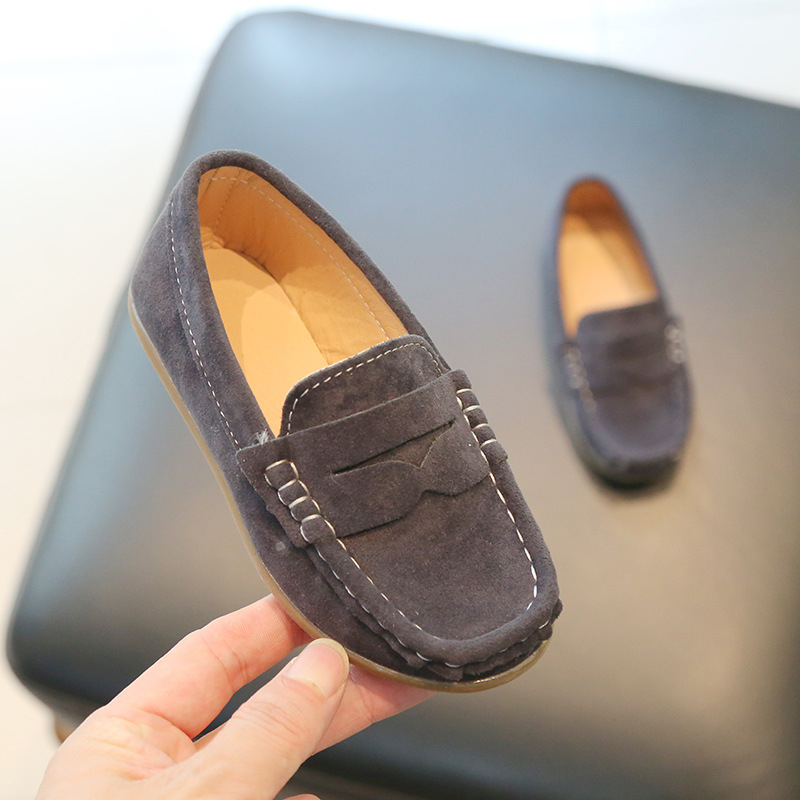 Dječje slip-on kožne tenisice za dječake, mekana potplata, korejski stil, za proljeće i jesen