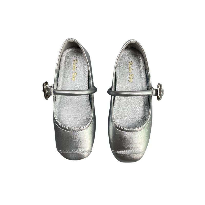 Lány Mary Jane cipők, mikroszálas felsőrész, marhacsont talp, egypántos zárás, csúszásmentes és kopásálló