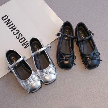 PU bőrű gyerekcipő lányoknak, alacsony felsőrész, gumírozott talp, Velcro zárás, 7–16 éveseknek