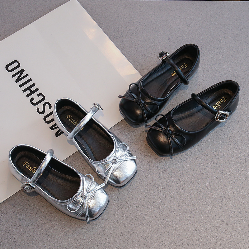 PU bőrű gyerekcipő lányoknak, alacsony felsőrész, gumírozott talp, Velcro zárás, 7–16 éveseknek