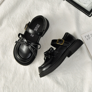 Lányoknak szóló hercegnő cipő Velcro-zárással, csíkos PU felülettel, alacsony profilú, gumitalp