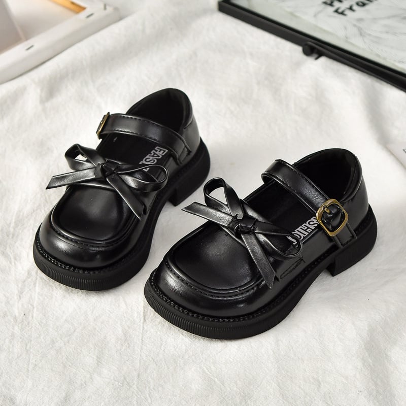 Lányoknak szóló hercegnő cipő Velcro-zárással, csíkos PU felülettel, alacsony profilú, gumitalp