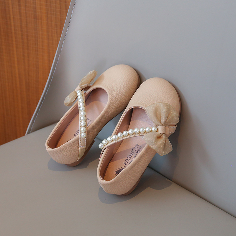 Lányoknak szóló PU bőrcipő, koreai stílus, Velcro-zárás, alacsony felső rész, gumírozott talp