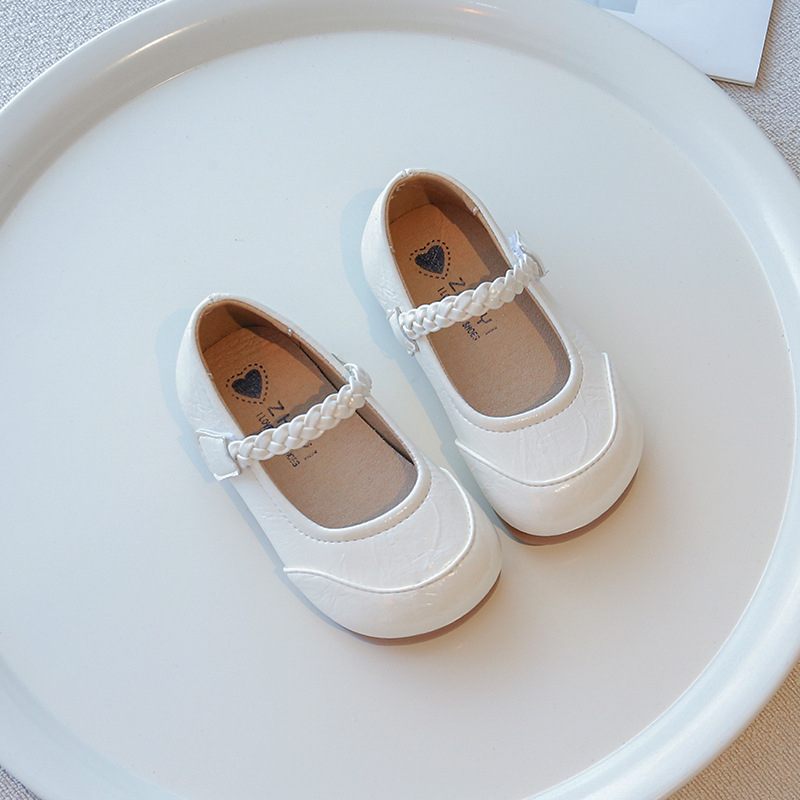 Dječje Mary Jane cipele s Velcro zatvaranjem, gornji dio od sintetičke kože, gumena potplat, niski kroj, za sve sezone, unisex