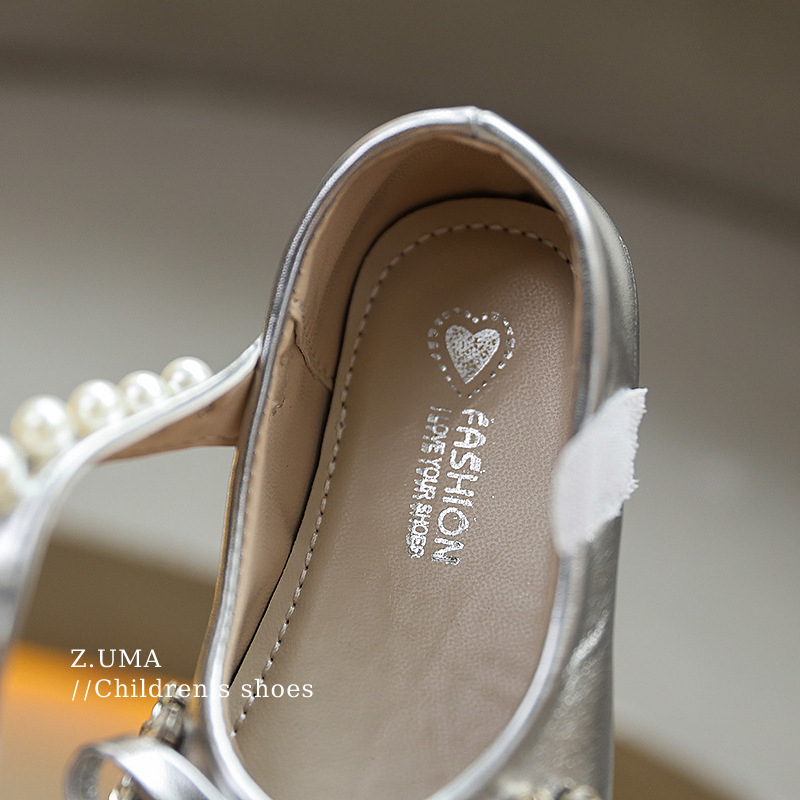 Dječje cipele princeza, PU gornji dio, PU ulošak, gumena potplata, Velcro zatvarač, korejski stil