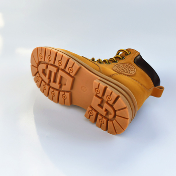 Ghete Martin pentru copii cu partea superioară din piele dublă, fermoar lateral, talpă din cauciuc, înălțime până la mijlocul gambei