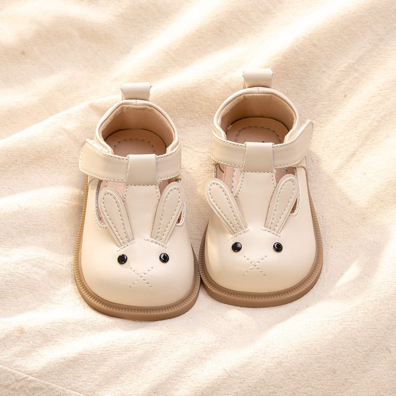 Cipele za bebe djevojčice s gornjim dijelom od mikrovlakna, gumeni potplat, Velcro zatvarač, karikatura uzorak, uložak od umjetne kože