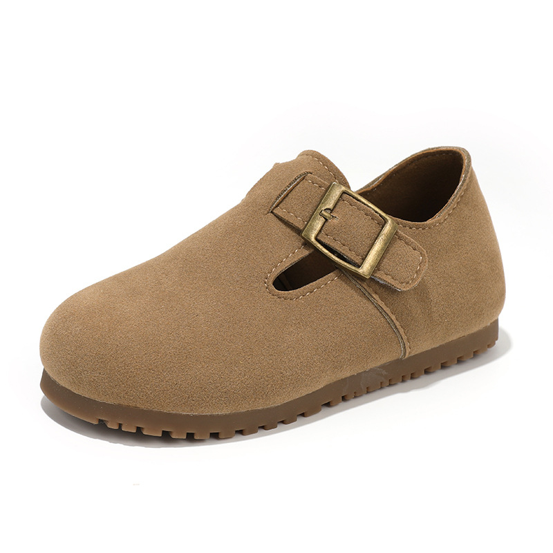 Dječje cipele u stilu Birkenstock, gornji dio od PU, mekana potplata, za djevojčice, jesensko-zimske svakodnevne cipele