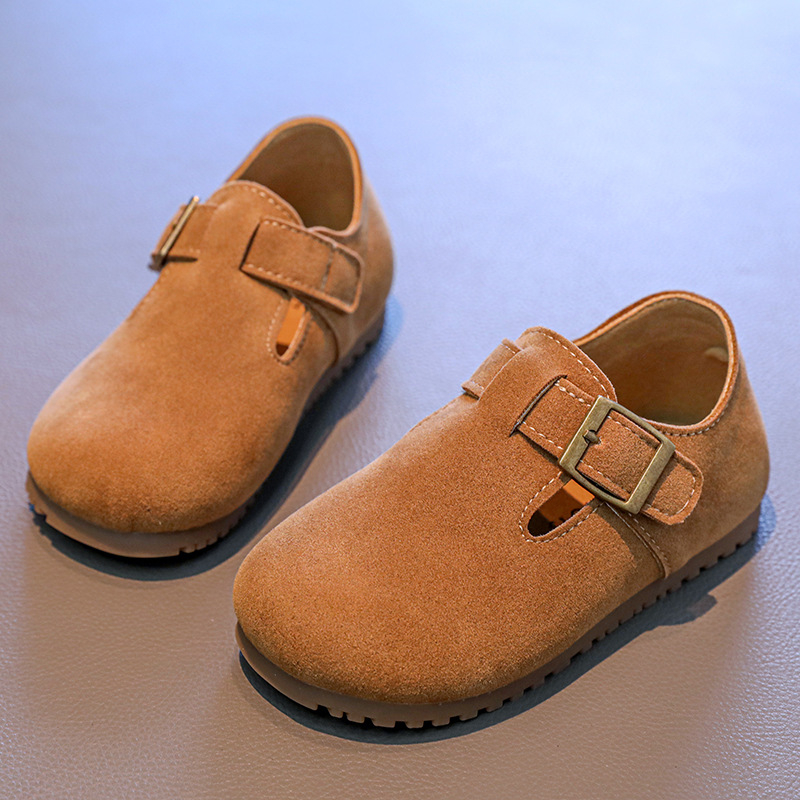 Dječje cipele u stilu Birkenstock, gornji dio od PU, mekana potplata, za djevojčice, jesensko-zimske svakodnevne cipele