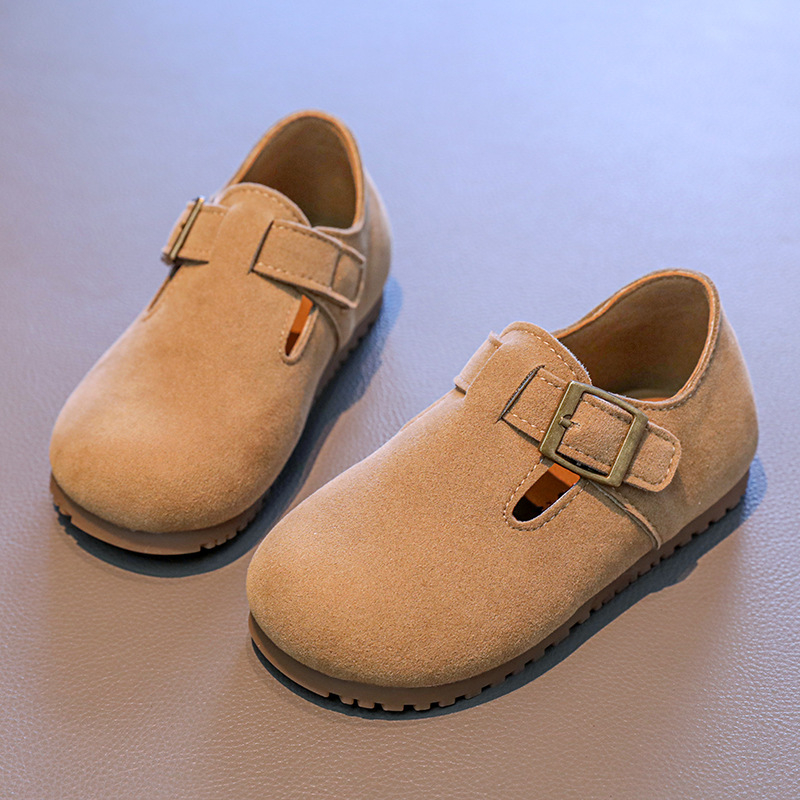 Dječje cipele u stilu Birkenstock, gornji dio od PU, mekana potplata, za djevojčice, jesensko-zimske svakodnevne cipele