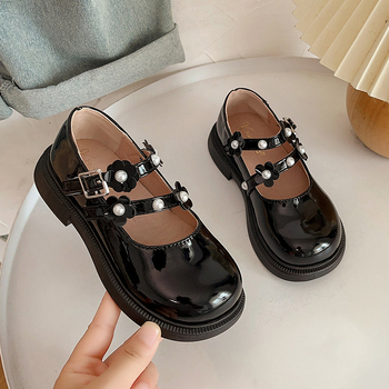 Mergaičių loafers su Velcro, blizgantis viršus iš superfibro, PU pamušalas ir įdėklas, PVC padai, amžiaus diapazonas 1-12 metų, 2025 m. rudens paleidimas.