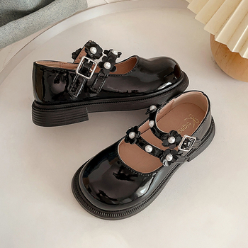 Mergaičių loafers su Velcro, blizgantis viršus iš superfibro, PU pamušalas ir įdėklas, PVC padai, amžiaus diapazonas 1-12 metų, 2025 m. rudens paleidimas.