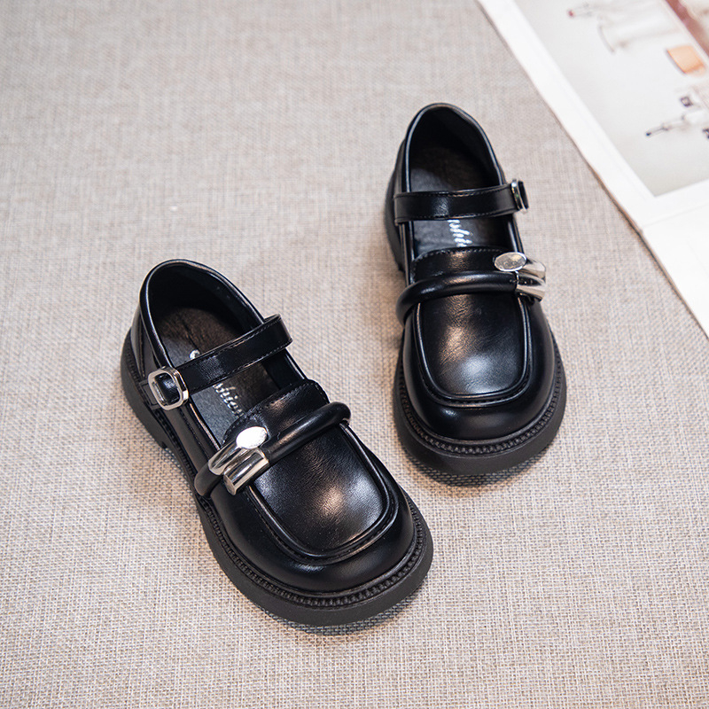 Mergaitėms skirti bateliai su princesės stiliumi, žemo profilio, apvaliu nosimi, mikropluošto viršus, Velcro užsegimas