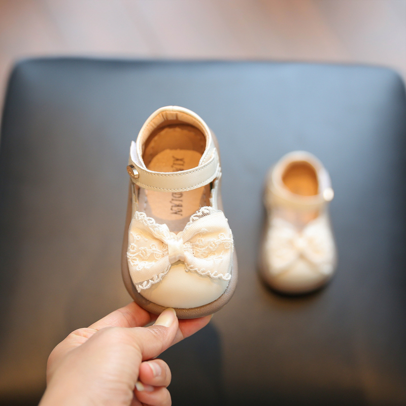 Cipele za bebe djevojčice - PU gornji dio, gumeni đon, Velcro zatvaranje, niski gležanj, protuklizno