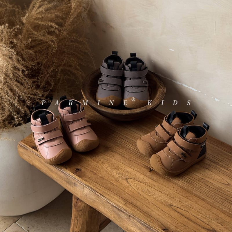 Unisex Martin cipele s Velcro zatvaranjem, kožni gornji dio, gumena potplat, tople zimske cipele za djecu 1-6 godina