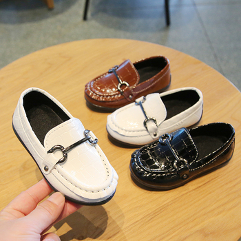 Dječji kožni loafersi slip-on, unisex, niski profil, prozračna mrežasta unutrašnjost, TPR potplat, pogodni za proljeće i jesen