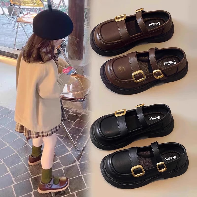 Dječji loafers za djevojčice, prozračni, lagana potplat, korejskog stila, PU koža