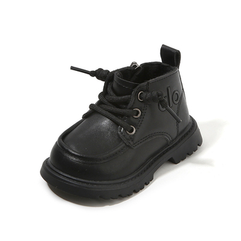 Dječje zimske čizme od umjetne kože, mekana potplata, baršunasta podstava, unisex, bočni zip, za djecu od 1 do 6 godina