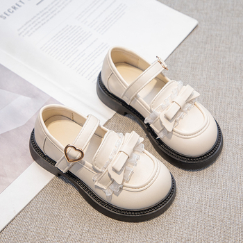 Lány Mary Jane cipő PU bőrből, Velcro zár, alacsony felső rész, vízálló, belső talp műbőr