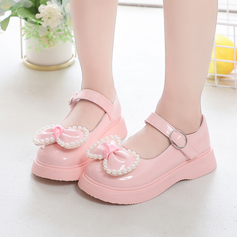 Lányoknak szóló hercegnő-stílusú cipő, felső rész mikrofszövet? Velcro-zárás, PU talpbetét, összetett talp, vízálló