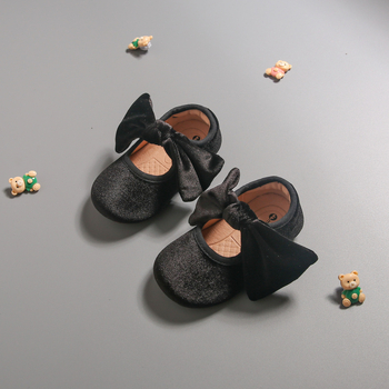 Velúr Mary Jane cipők lányoknak — alacsony felső rész, Velcro-zár, légáteresztő, csúszásmentes gumitalp, textil bélés, hercegnő stílus, tavasz és ősz