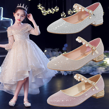 Hercegnő gyerekcipő, alacsony felsőrésszel, bőr belsővel, PU talpbetét, gumitalp, kézzel készített