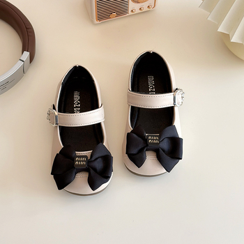 Gyermekeknek szánt szandál PU felsőrésszel, marhaín talppal, Velcro-zárás, hercegnő stílusú