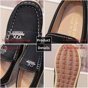 Dječje kožne loaferice - casual cipele s niskim vrhom, korejski stil, jesen 2025