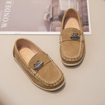 Dječje kožne loaferice - casual cipele s niskim vrhom, korejski stil, jesen 2025