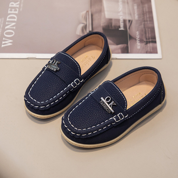 Dječje kožne loaferice - casual cipele s niskim vrhom, korejski stil, jesen 2025