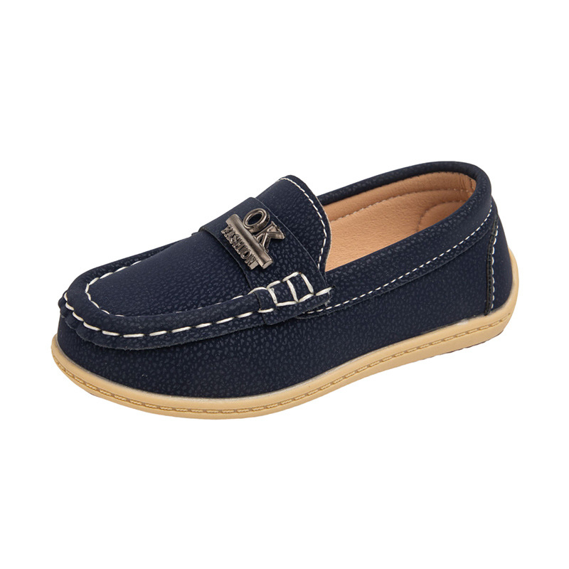 Dječje kožne loaferice - casual cipele s niskim vrhom, korejski stil, jesen 2025