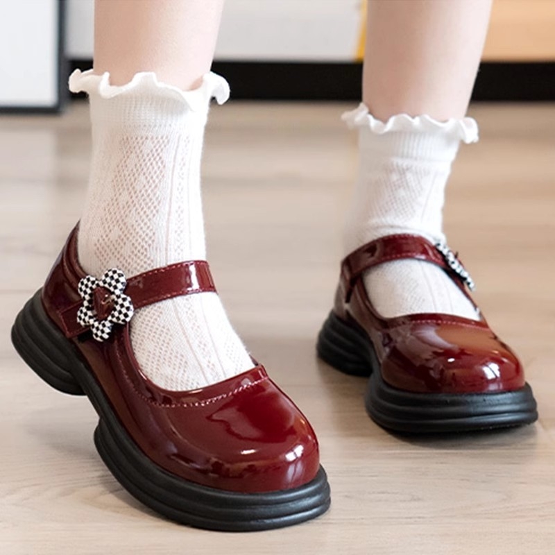 Παπούτσια για κορίτσια από microfiber με Velcro, σόλα από καουτσούκ, χαμηλού ύψους, EVA πάτος