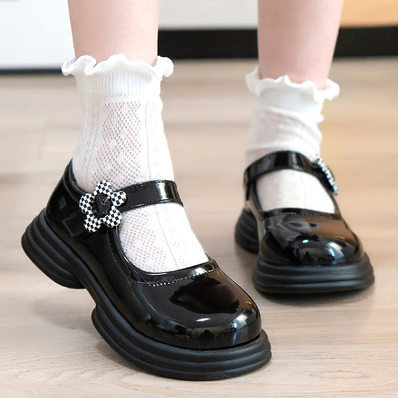 Παπούτσια για κορίτσια από microfiber με Velcro, σόλα από καουτσούκ, χαμηλού ύψους, EVA πάτος