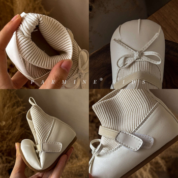 Dječje zimske čizme za djevojčice, podstavljene fleece-om za zimu, gornji dio od Super Fiber materijala, gumena potplata, zatvaranje na Velcro, za uzrast 1–6 godina