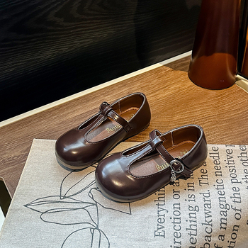 Παιδικά παπούτσια πριγκίπισσα για κορίτσια, PU επάνω μέρος, καουτσούκ σόλα, Velcro κλείσιμο, χαμηλός ύψος, για άνοιξη-φθινοπωρο