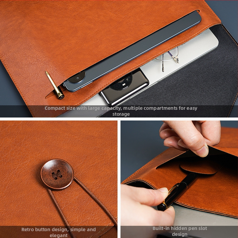 No mākslīgās ādas izgatavota dokumentu soma, auklas rokturis, kvadrātiska forma, liela ietilpība