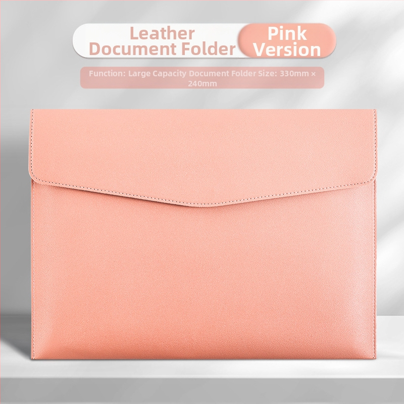 Dokumentu soma no mākslīgās ādas, zīmols Pen and ink ark, preces kods A28, aizvērums ar snap, forma: slīpa (Brand: Pen and ink ark; Model: A28; Material: imitation leather; Style: snap type; Shape: slope)