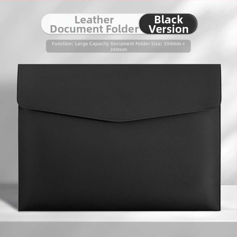 Dokumentu soma no mākslīgās ādas, zīmols Pen and ink ark, preces kods A28, aizvērums ar snap, forma: slīpa (Brand: Pen and ink ark; Model: A28; Material: imitation leather; Style: snap type; Shape: slope)