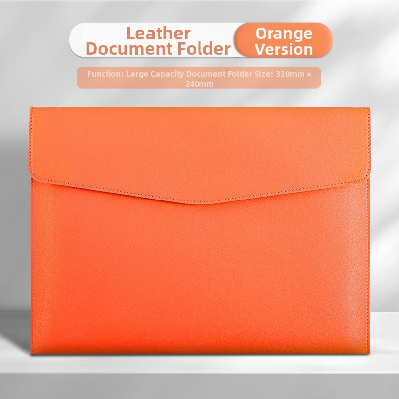 Dokumentu soma no mākslīgās ādas, zīmols Pen and ink ark, preces kods A28, aizvērums ar snap, forma: slīpa (Brand: Pen and ink ark; Model: A28; Material: imitation leather; Style: snap type; Shape: slope)