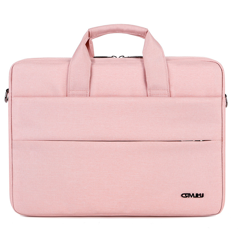 Langli Τσάντα φορητού υπολογιστή με έναν ώμο – Αδιάβροχο ύφασμα Oxford, μονόχρωμο σχέδιο, επένδυση πολυεστέρα, unisex