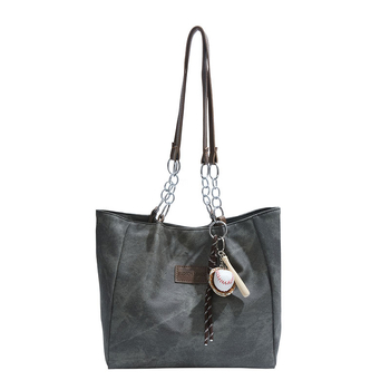 Guiling PU Tote torba, najlonska unutrašnjost, zatvarač, unutarnji džep za mobitel, unutarnja pregrada