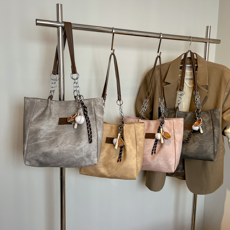 Guiling PU Tote torba, najlonska unutrašnjost, zatvarač, unutarnji džep za mobitel, unutarnja pregrada